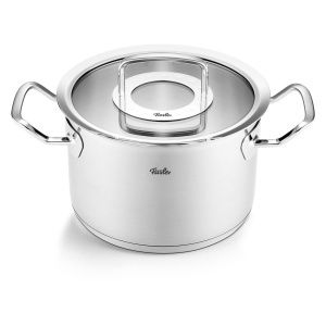 Oala inox Fissler Original-Profi Collection 20 cm 39L capac sticla compatibila inductie