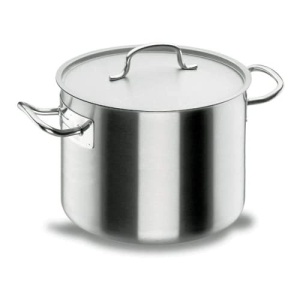 Oala inox profesionala Lacor Chef-INOX 24 cm, fabricatie europeana, garantie premium
