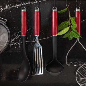 Oala KitchenAid, rezistenta la caldura, antiaderenta, ustensile de gatit - rosu imperiu - Img 3