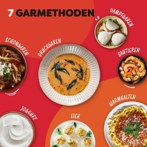 Oala multifunctionala Instant Pot 7-in-1 38L Meersalz Alb - Img 3