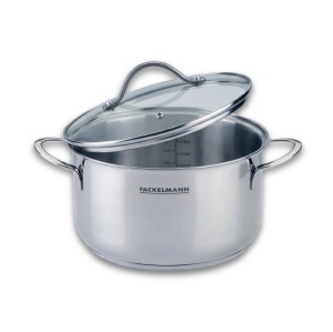 Oala pentru carne Fackelmann Lara, 20 cm, din otel inoxidabil, rezistenta la caldura