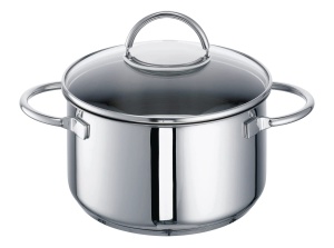 Oala Rohe Germany Ravenna 20 cm, inox 1810, capacitate 3,5 l