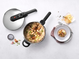 Oala sub presiune ZWILLING EcoQuick II, 22 cm, 6L, inox, argintie - Img 6