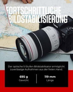 Obiectiv Canon RF 70-200mm F4L IS USM, compact, usor, stabilizare imagine - Img 7