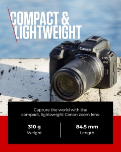 Obiectiv Canon RF-S 18-150mm F3.5-6.3 IS STM cu Stabilizator de Imagine - Img 6
