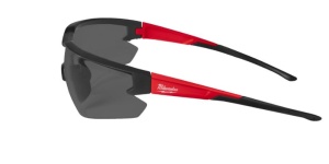 Ochelari de protectie Milwauk 4932471882 gri fumuriu cu lentile anti-zgarieturi - Img 2