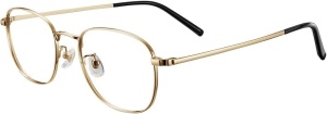 Ochelari Xiaomi cu filtrare lumina albastra, aurii, material de inalta calitate