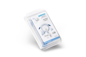 OMRON NEBASKIT-11, set complet de accesorii pentru adulti si copii, kit de schimb pentru inhalatoare totale OMRON X101 si X102, masti, musti, piesa de nas, tub de aer, accesorii originale OMRON - Img 3
