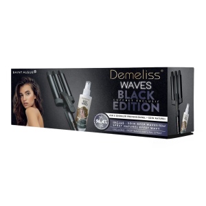 Ondulator Demeliss SAINT ALGUE WAVES BLACK, 10 temperaturi, ceramica si turmalina - Img 6