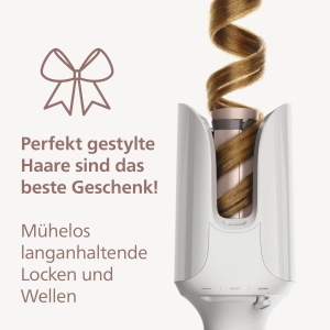 Ondulator Philips WavePro Styler 9000 BHB96810 Alb Tehnologie SenseIQ 5 Setari de Styling - Img 3