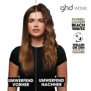 Ondulator profesional ghd wave cu 3 bare, 32mm, pentru Beach Waves, Anti Frizz - Img 2