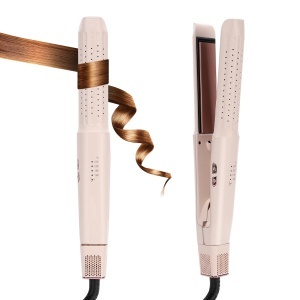 Ondulator si indreptator de par AraSyleon 2-in-1, 42W, cu placi ceramice