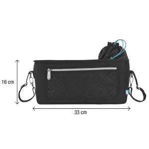 Organizator pentru carucior Babymoov A045603, negru, cu multiple compartimente - Img 7