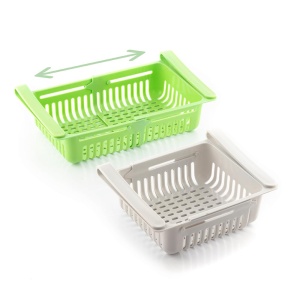 Organizer pentru frigider Generico InnovaGoods, ajustabil, 2 sertare, multicolor - Img 3