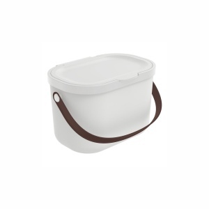 Organizer pentru Pampers Rotho Babydesign Yuma 3,2 L cu Capac si Maner Alb