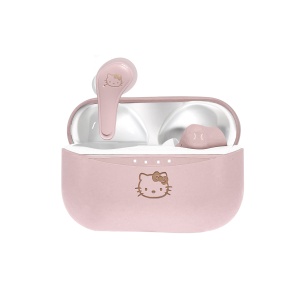 OTL Technologies Casti fara fir Bluetooth V5.0 pentru copii, cu carcasa de incarcare, roz - Img 2