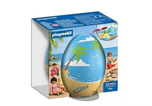 Oua de joaca Playmobil Strandurlaub, set creativ pentru copii