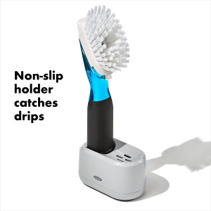 OXO Good Grips Dozator de sapun Set de depozitare pentru perii de spalat vase - Img 5