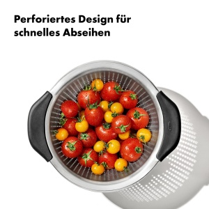 OXO Good Grips Strecuratoare din Otel Inoxidabil 28L Design Perforat - Img 3