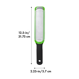OXO Good Grips Zest Ripper din otel inoxidabil gravat, verde - pentru lamai si multe altele - Img 6