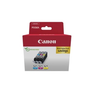 Pachet cartuse cerneala Canon CLI-521 C M Y, 3 x 9ml, reciclabil - Img 5