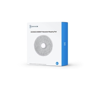 Pachet de 4 Wischpads ECOVACS pentru aspiratoare DEEBOT X2T20T10X1, gri - Img 7