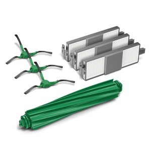 Pachet de inlocuire pentru Aspirator Robot iRobot Roomba 205 - 3 filtre, 3 perii, 1 perie din cauciuc