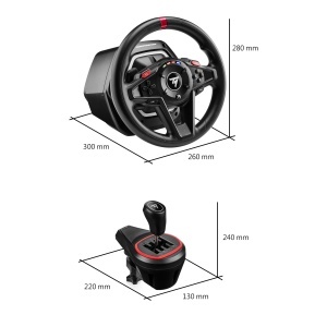 Pachet Schimbator Thrustmaster T128 Volan cu Feedback si Schimbator TH8S, 8 Trepte - Img 4