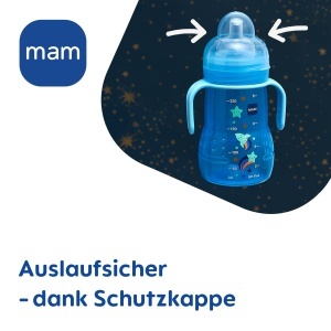 Pahar de invatare MAM Trainer, 220 ml, tropffrei, model broasca testoasa - Img 8