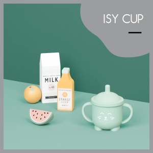 Pahar pentru invatarea bautului Babymoov ISY CUP, 150ml, silicon, antialunecare - Img 2