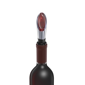 Pahar pentru vin Tescoma UNO VINO cu dozator si dop din inox si silicon - Img 2