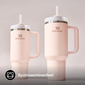 Pahar termic Stanley Quencher H2.0, 1.2L, culoare Rose Quartz - Img 8