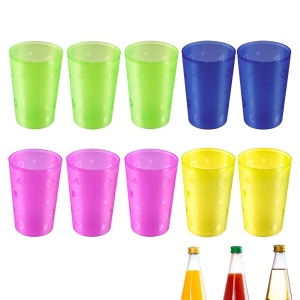 Pahare de baut Westmark 10 buc, capacitate 0,3 l, colorate, din plastic