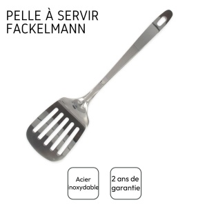 Paleta perforata Fackelmann din otel inoxidabil culoare argintie - Img 4