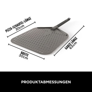 Paleta pizza Ninja Woodfire XSKPZPLEU 12 inch aluminiu perforat maner ergonomic - Img 2