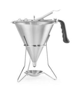 Palnie fondant HENDI, cu trei duze diferite, maner ergonomic, dozare, decorare, lava in masina de spalat vase, 1.5L, 270x195x270mm, otel inoxidabil