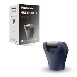 Panasonic ER-CFC1-A503 MULTISHAPE Accesoriu pentru pedichiura, Pila electrica pentru picior, Indepartarea calusurilor, Microceramica, Negru