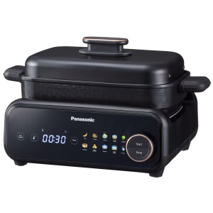 Panasonic NF-GM400KXE Multicooker electric 4-in-1 1400W 40-250 degC 9 programe automate 4 accesorii extractor de fum poate fi spalat in masina de spal - Img 1