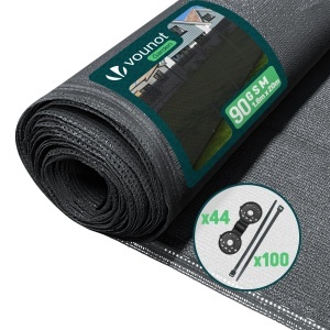 Panou de protectie VOUNOT 1.820m, HDPE, UV-resistent, Anthrazit