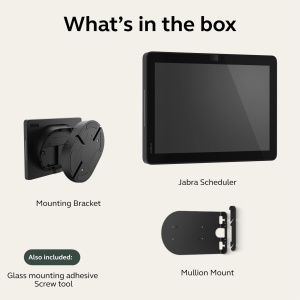 Panou de rezervare Jabra Scheduler cu touchscreen 10,1 inch, Android 13, montare flexibila - Img 5