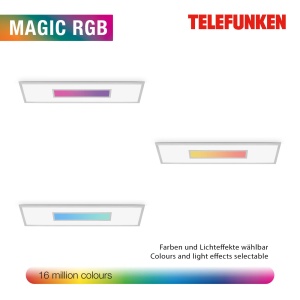 Panou LED TELEFUNKEN RGB, Dimmabil, 21W, Culoare Argintie - Img 7