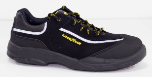 Pantofi de siguranta Goodyear G1388601C, Nubuk, S3 SRC, Negru, Marimea 43 - Img 2