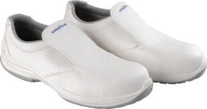 Pantofi de siguranta Goodyear S2, metal-free, albi, marimea 40 - Img 3