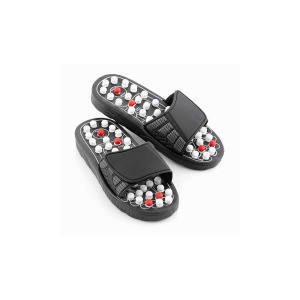 Papuci Akupressur Slicu InnovaGoods Negru Reflexoterapie