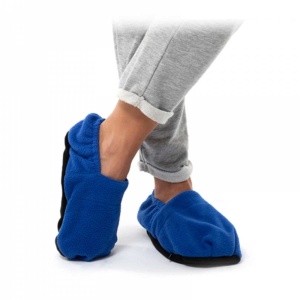 Papuci de casa InnovaGoods Wellness Relax, Culoare albastra, Flexibili, Usor de curatat - Img 2
