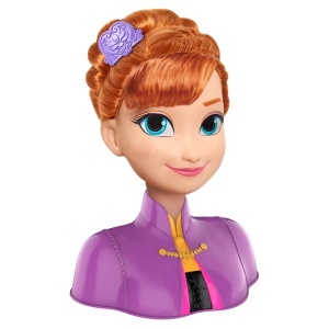 Papusa Anna cu accesorii pentru coafuri, Just Play, 20 cm, multicolor - Img 4