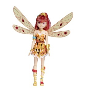 Papusa de joaca Simba Mia and Me Yuko, Elfa cu aripi mobile, 23cm, 3 accesorii