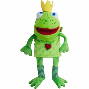 Papusa de mana HABA 300490 Froschkonig pentru teatru si jocuri de rol