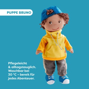 Papusa de Plus HABA Bruno 30 cm Papusa de Joaca pentru Copii de 18 Luni - Img 6
