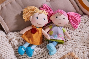 Papusa din Stoff HABA Joleen, 30 cm, Culoare Bunt, Ideal pentru Copii - Img 3